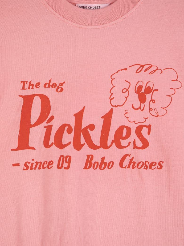 Bobo Choses The Dog Pickles Fitted T-shirt Damen pink